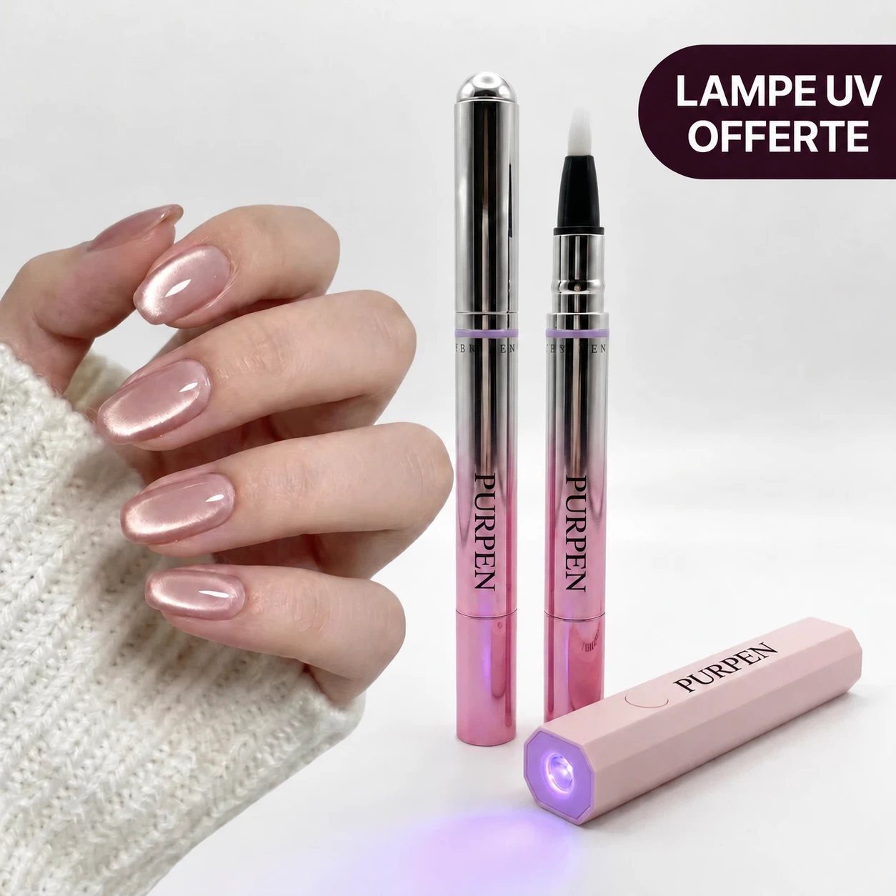 Kit PURPEN avec mini lampe UV offerte
